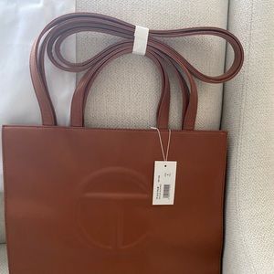 Telfar medium tan #telfeezy